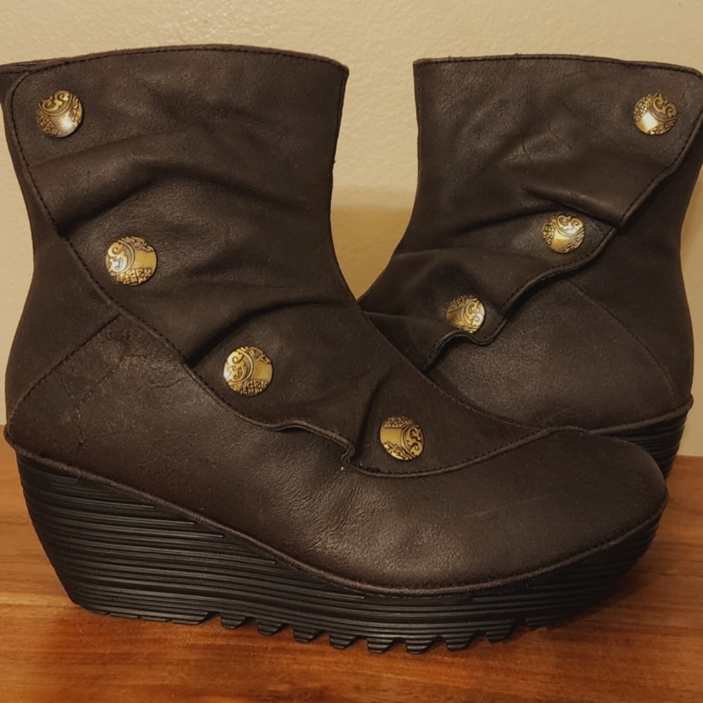 NIB-Bernie Mev-Brown Mae Ankle Boot-Size 7.5